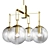 Elegant Jewett Chandelier 3D model small image 1