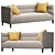 Chandler Sofa: Versatile Elegance for Modern Living 3D model small image 3