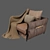 Elegant Armchair for Stylish Comfort 3D model small image 1