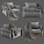 Elegant Armchair for Stylish Comfort 3D model small image 4