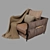 Elegant Armchair for Stylish Comfort 3D model small image 9