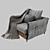 Elegant Armchair for Stylish Comfort 3D model small image 11