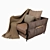 Elegant Armchair for Stylish Comfort 3D model small image 16