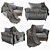Elegant Armchair for Stylish Comfort 3D model small image 17