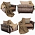Elegant Armchair for Stylish Comfort 3D model small image 18