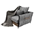 Elegant Armchair for Stylish Comfort 3D model small image 20