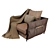 Elegant Armchair for Stylish Comfort 3D model small image 25