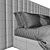 RH Modena Vertical Platform Bed 3D model small image 4