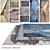 Luxury Carpets Set: DOVLET HOUSE (5 pieces) 3D model small image 1
