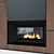 Title: Modern Metal-Insert Fireplace 3D model small image 3