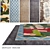 Luxury Carpets by DOVLET HOUSE: 5-Piece Collection (Part 619) 3D model small image 1