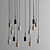 Suspended Luminaire Pendant Set 3D model small image 2