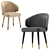 Dutchbone Lunar Leather Chair: Modern Elegance for Your Space 3D model small image 4