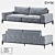 Modern LoftDesign Sofa 3974 3D model small image 1