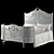 Elegant Bonaparte French Bed 3D model small image 1