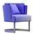 Elegant CERVINO Dining Chair 3D model small image 5