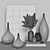 Modern Decor Set: 3DS Max, OBJ, FBX, Textures, Materials 3D model small image 4