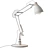 Adjustable Black Work Lamp - IKEA Tertial 3D model small image 5