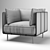 Sleek Wells Leather Chair 3D model small image 3