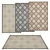 Versatile Rugs Set: 6 Stunning Options 3D model small image 7