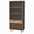 Modern Two-Door Showcase Cabinet 3D model small image 2