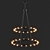 Title: Rustic Industrial Dakota Chandelier 3D model small image 2