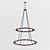 Title: Rustic Industrial Dakota Chandelier 3D model small image 3