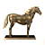Polygonal Horse Sculpture Set 3D model small image 12