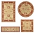Versatile Set of 8 High-quality Rugs 3D model small image 6