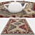 Versatile Rug Set: V-Ray & Corona Compatible [8pcs] 3D model small image 3