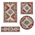 Versatile Rug Set: V-Ray & Corona Compatible [8pcs] 3D model small image 6