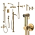 Quadro Source Collection: Smooth Chrome Sanitary Set 3D model small image 3