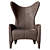 Contemporary Elegance Morada Avi Armchair 3D model small image 2