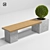 Modern Minimal Bench Plant 3D model small image 1
