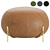 Saba GEO Leather Pouf: Stylish and Versatile 3D model small image 1