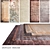 Luxurious Carpets by DOVLET HOUSE (Set of 5) 3D model small image 1