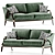 Regal Caracole Sofa 3D model small image 1