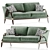 Regal Caracole Sofa 3D model small image 6