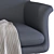 Modern Finley Chair: Stylish Comfort in Your Space 3D model small image 3