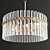 Neva 4-Light Drum Chandelier 3D model small image 2