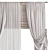 808 Curtain: Expertly Crafted Design 3D model small image 2