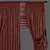 808 Curtain: Expertly Crafted Design 3D model small image 3