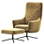 Elegant High Back Armchair 3D model small image 2