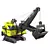Heavy Duty P&H 4100XPC Electric Rope Shovel 3D model small image 1