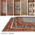 Luxury Carpets Set - DOVLET HOUSE 3D model small image 1