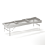 Scandi Style 3-Seater Wooden Bench 3D model small image 4