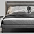 Modern Minimalist BoConcept Austin Bed 3D model small image 3