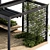 Elevated Pergola Garden Set 3D model small image 3