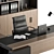 Executive Office Furniture Set 3D model small image 3