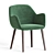 Kesy Dining Armchair: Sleek Design, High Quality 3D model small image 4